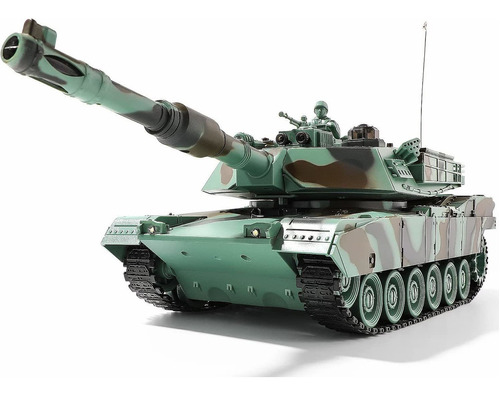 Rc Tank, Control Remoto Us M1a2 Abrams Army Tank Toy Co...