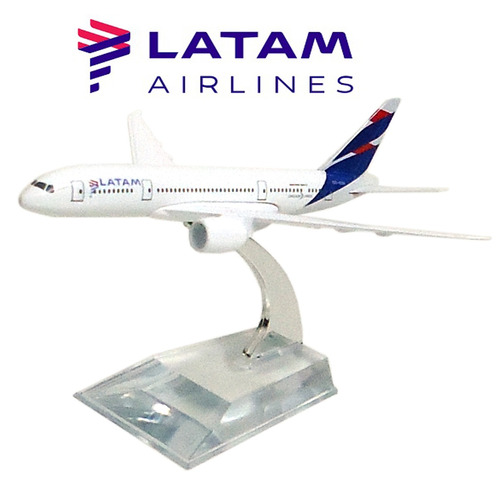 Avião Comercial Latam Boeing 787 Miniatura Metal