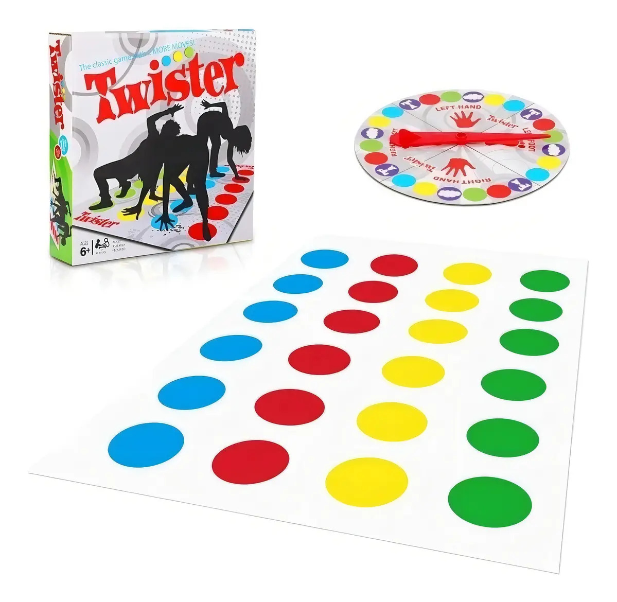 Twister Clásico Juego De Piso Interacción Familiar Part M501