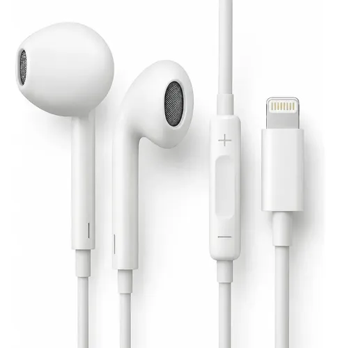 Fone De Ouvido Com Fio Compatível Com iPhone Microfone Integrado,...