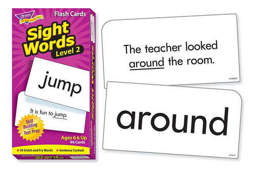 Trend Enterprises: Palabras De Vista Level 2 Tarjetas Flash