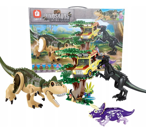 Producto Nuevo Bloques Dinosaurs Jurassic 602 Pcs