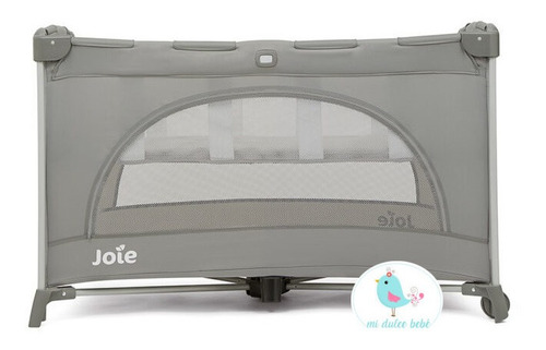Imagen 3 de 10 de Cunas Bebe Cuna Corral De Viaje Joie Allura 120 Gray Flannel