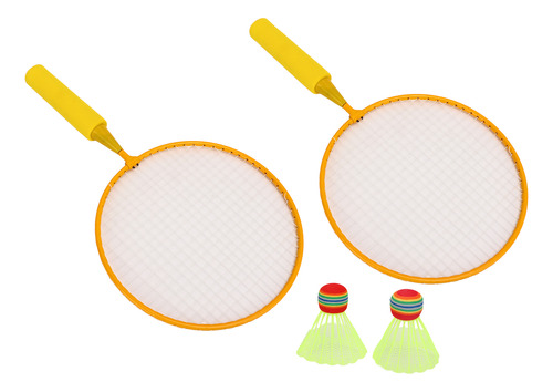 Juego De Raquetas Para Niños, 2 Raquetas De Bádminton, Plást