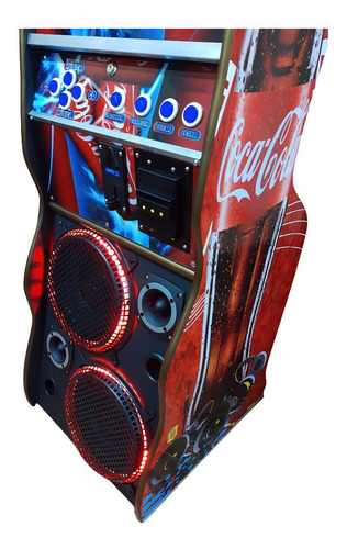 Maquina De Musica Jukebox Tela De 17 Polegadas Em Led Coc C