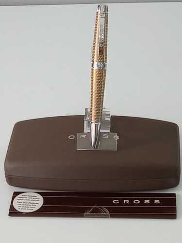 Imagem 7 de 7 de Caneta Cross C-séries Champagne Selectip Rolling Ball Linda.