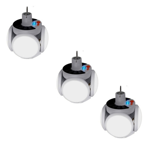 Tripack Foco Ahorrador - Solar Color de la luz Blanca