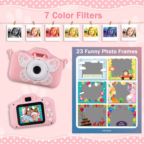 Camcorder Girls Gift Boys Screen With 2.0 Memory Camera
