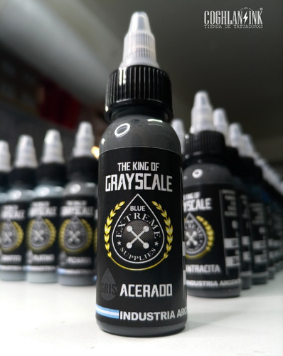 Imagen 5 de 10 de Tinta Tattoo Extreme Set King Of Gray Scale X 7oz Tatuar