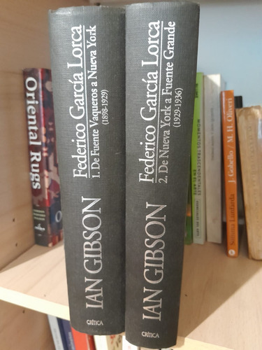 Federico García Lorca,   2 Tomos. Ian Gibson.