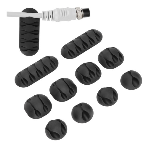 Organizador De Cables Wire Management, 10 Piezas, Clip Para