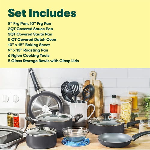 Bella 21 Piece Cook Bake And Store Set, Kitchen Essential...
