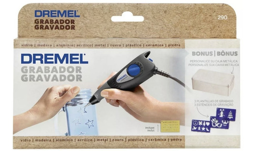 Lapiz Grabador Electrico Dremel 290 Engraver Lata 4plantilla