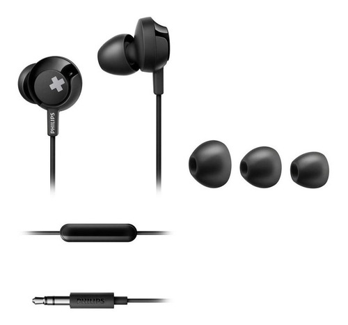 Auricular In Ear She4305bk/00 Negro Philips