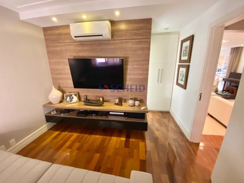 Imagem 10 de 15 de Apartamento Bem Decorado Com Varanda Gourmet A Venda No Jardim Marajoara - Mr71432
