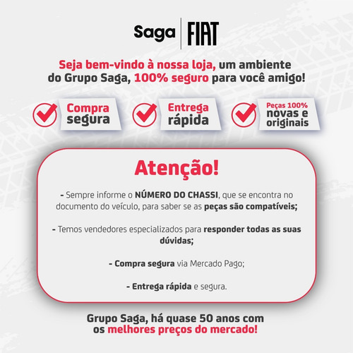 Grade Inferior Central Novo Uno 2016 A 2020 Fiat 100239010