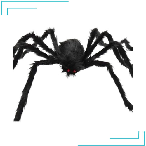 Aranha Pelúcia Gigante Brinquedo Halloween Terror Gigante