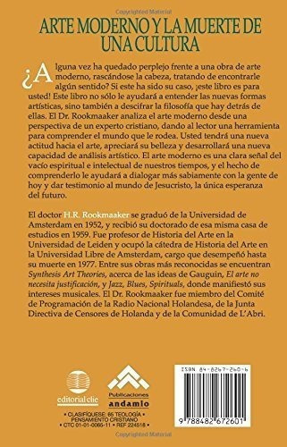El Arte Moderno Y La Muerte De Una Cultura -..., De Rookmaaker, H.. Editorial Clie En Español