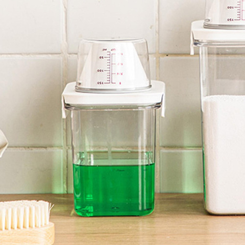 Imagen 8 de 12 de Dispensador De Detergente Para , 2 Uds., Con Taza Medidora,