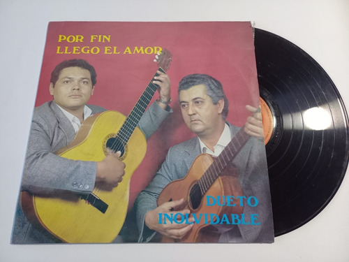 Disco Lp Dueto Inolvidable / Por Fin Llegó El Amor