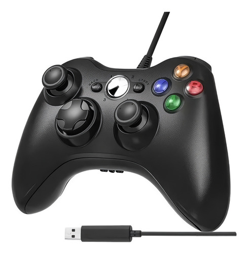 Control Xbox Para Pc  Usb Windows 1 Clasico Negra Nuevo Gara