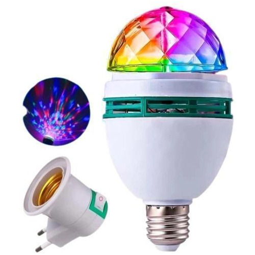 Lampada Led Giratoria Rgb / A001