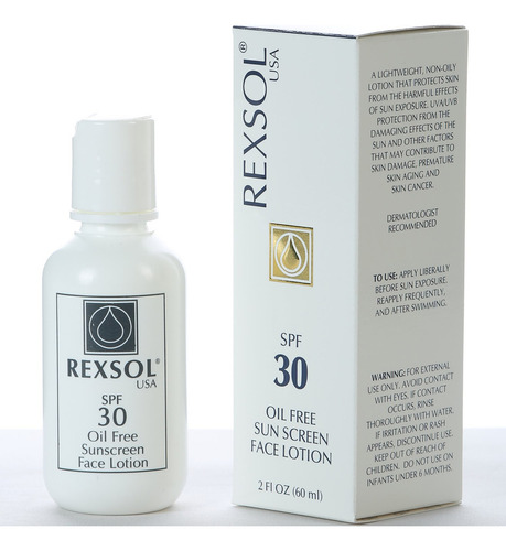 Rexsol Spf 30 Oil Free Sunscreen Face Lotion | With Vitamin