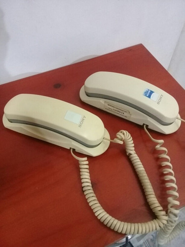 Telefono Sony X 2 Unidades. Retro. De Pared O Mesada. (Usado)