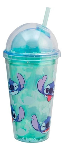 Vaso Doble Pared Con Tapa De Domo Stitch Id 1182604 Aqua