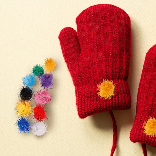 1000 Pompones Multicolores A Granel Para Manualidades Y Manu