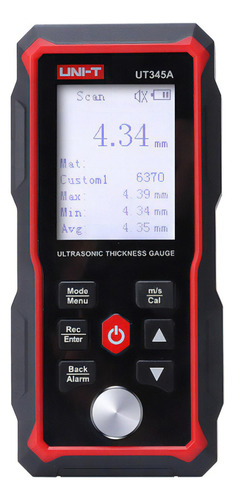 Uni-t Medidor Espesor Ultrasónico Inteligente Ut345a