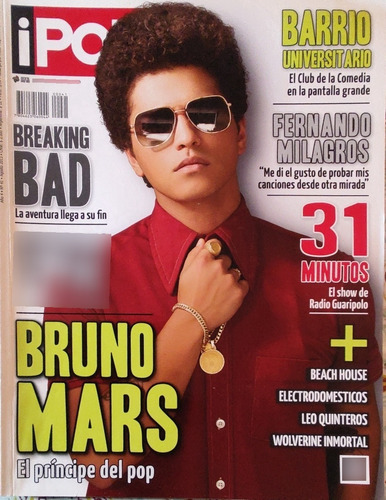 Revista Ipop N°41 Año 2013 Bruno Mars (aa357