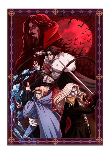 Quadro Decorativo Castelvania Dracula Mdf