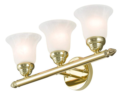 Lámpara De Baño De Latón Pulido, Diseño Moderno Y Elegante