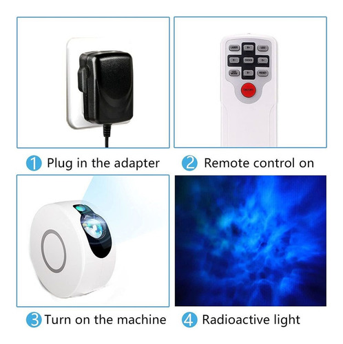 Proyector 2 En 1 Stars Projector Galaxy Projector