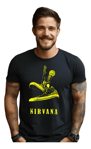 comprar Camiseta Rock Band Nirvana In Utero Camisa Kurt Nevermind Uv