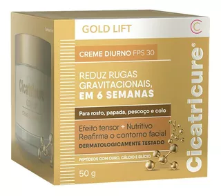 Creme Facial Cicatricure Gold Lift Diurno 50g