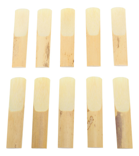 Juego De 10 Piezas De Repuesto Para Saxofón Sax Reeds, Llave