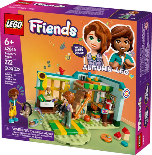 Conjunto De Construção Friends Quarto da Autumn 222 Peças Lego