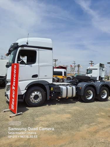 Imagem 4 de 15 de Actros 2651 6x4 New 2020 Top Linha Mirrorcam Aluminio Fh540