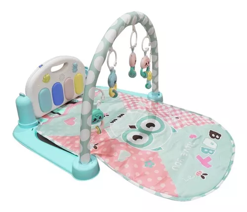 Gimnasio Piano Pataditas, Manta Juegos Bebe, Manta Actividades Bebe con  Sonido y Accesorios, Gimnasio Bebe (Rosa) : : Bebé