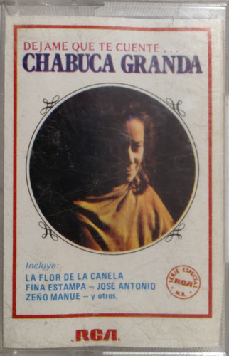 Cassette De Chabuca Granda Déjame Que Te Cuente (1445-2679