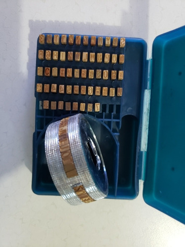 Rueda Con Caracteres Para Selladora De Banda Completo