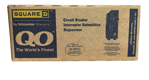 Imagen 3 de 6 de Caja Con 10 Interruptor Termomagnético Qo130 1 Polo 30a