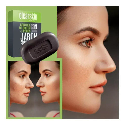 Barra Limpiador Exfoliante Clearskin Avon, C/ Salicílico Tipo De Piel Mixta