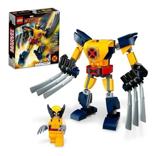 Lego Wolverine Mech Armor Guepardo Marvel Original 76202