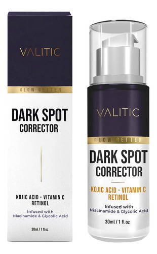 Valitic Corrector De Manchas Oscuras Para La Cara, Acido Koj