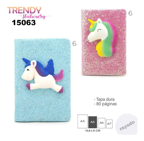 Cuaderno Infantil Nena Jardin Escolar 15063 Brillos Unicorni