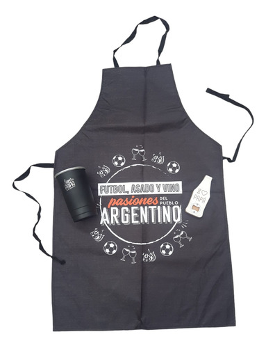 Set Delantal + Destapador Asador Hombre Regalo Original Papá