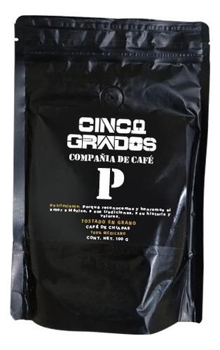 Café Molido Tostado Arabigo Cinco Grados 250g